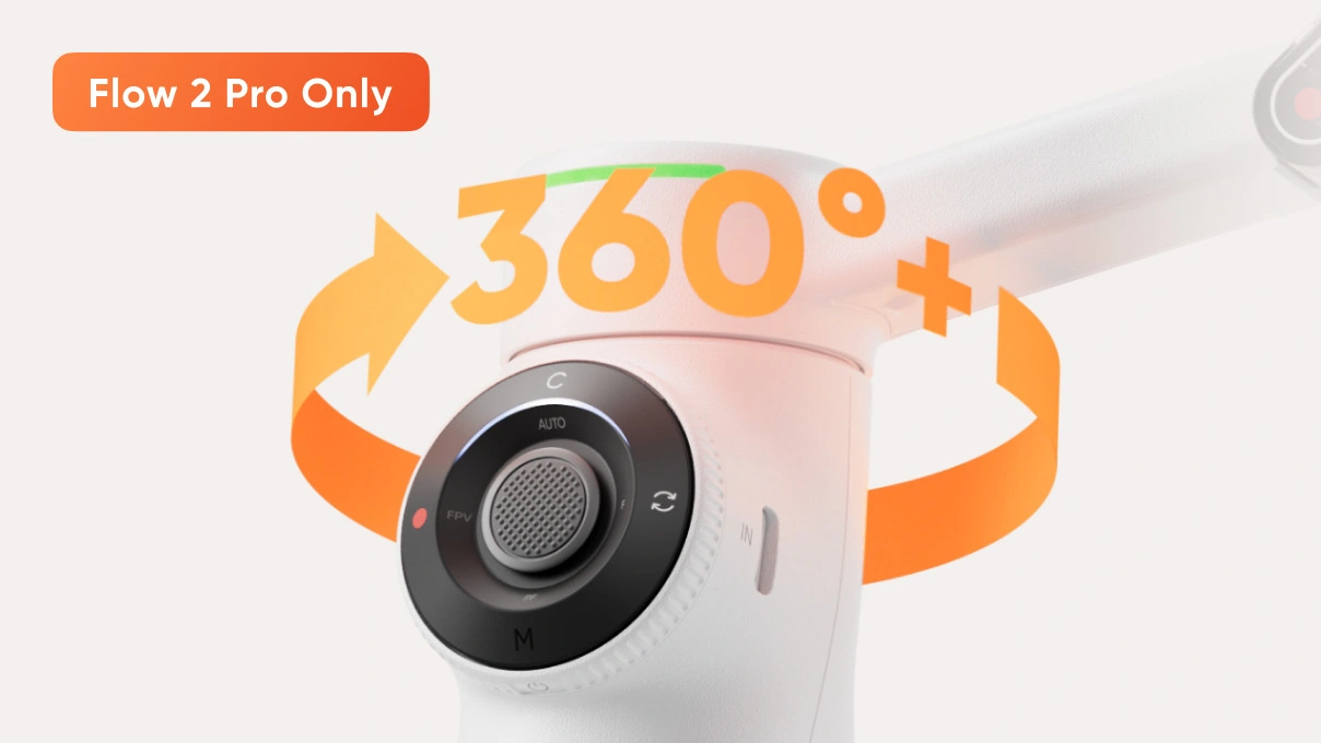 Insta360 Flow 2 Pro AI Tracker Bundle (Summit White)